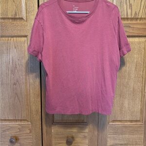 A New Day Brick Red Crew Neck Tee